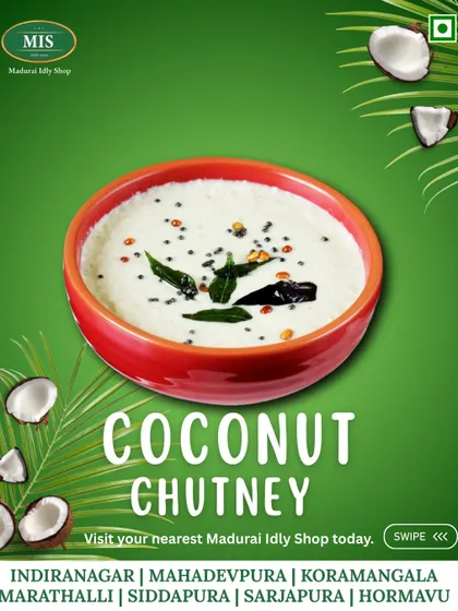 The classic Coconut Chutney is a timeless favorite. Its creamy texture and subtle flavor, tempered with mustard seeds and curry leaves, perfectly complements any tiffin dish.