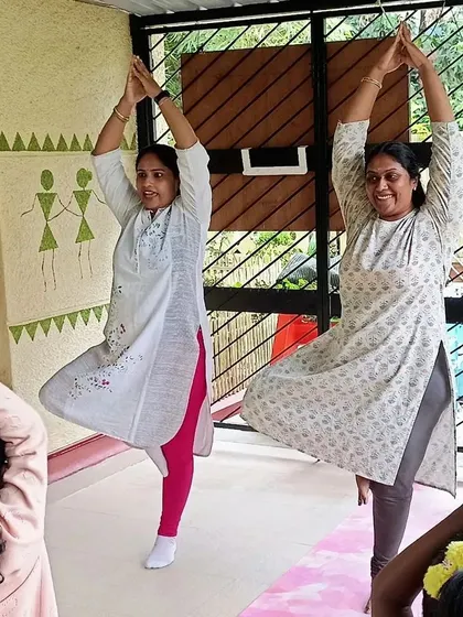 More moments from our yoga and movement sessions, showcasing the children's focus, flexibility, and the joy they find in moving their bodies.