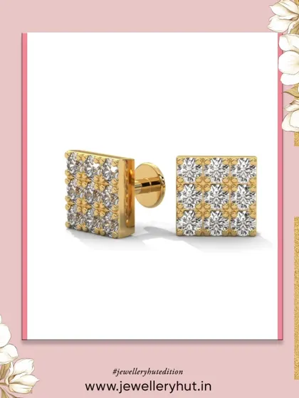 These sparkling square studs are a classic choice for a gift, offering timeless elegance that she can wear every day.