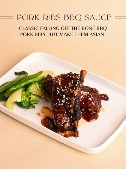 Succulent, fall-off-the-bone BBQ Pork Ribs with my own secret Asian twist. They are sticky, savory, and absolutely irresistible.
