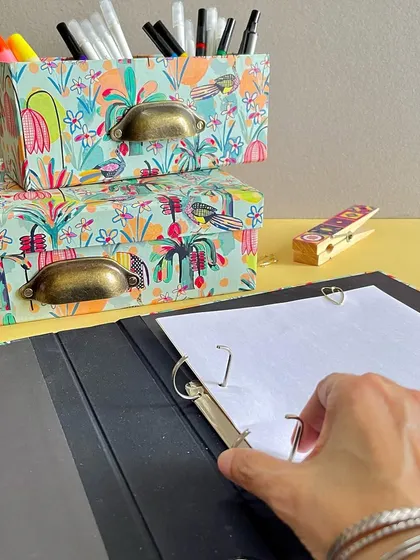 Our A4 folder binders are perfect for keeping your important paperwork organized. The sturdy ring mechanism holds pages securely.