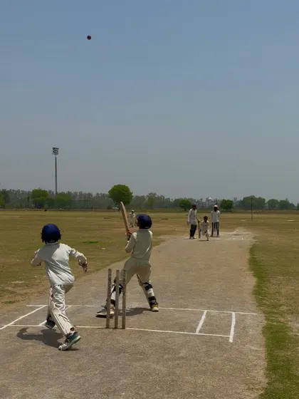 A batsman is beaten by a magical delivery.