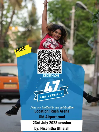 What's a better way to celebrate an anniversary than dancing? This was for Decathlon's 47th, a non-stop 90-minute dance party.