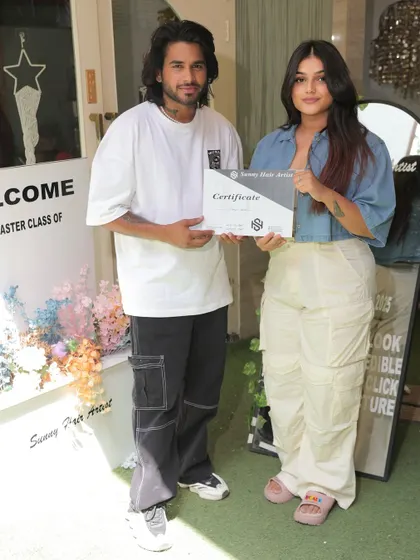 This certificate is more than paper; it's proof of skill. I personally award it to every student who completes the intensive hands-on hairstyling practice, signifying their readiness for professional work.