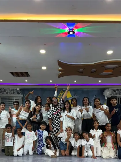 A group photo with our students and Kaushik Suvarna, with the caption "Appu Forever," a tribute to Puneeth Rajkumar.