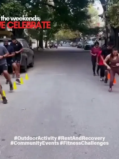 On the weekends, we celebrate. This often means taking our workouts outdoors for fun challenges, community events, or active recovery sessions like group runs.