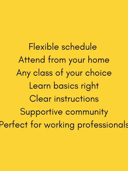 The benefits of joining my online classes, from a flexible schedule to a supportive community. August batch is open.