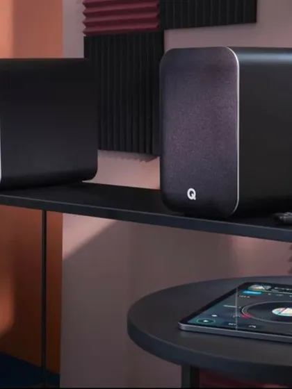 The Q Acoustics wireless HD series offers a convenient, high-resolution audio solution for streaming music, gaming, or movies without the clutter of speaker wires.