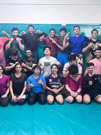 The squad posing after a great weekend Jiu-Jitsu session. The energy is always amazing.