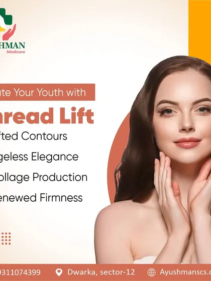Elevate your youth with a Thread Lift. This minimally invasive procedure provides lifted contours, renewed firmness, and ageless elegance by stimulating your body's own collagen production for long-lasting results.