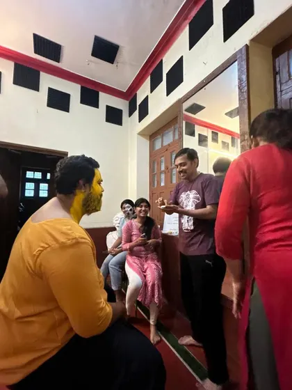 An interesting session on stage makeup at the WeMove Studio, showing the fun and practical skills our actors learn.
