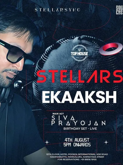 Featuring DJ Ekaaksh for the 'Stellars' night in Mangalore. Building a strong lineup means giving each artist a moment to shine.