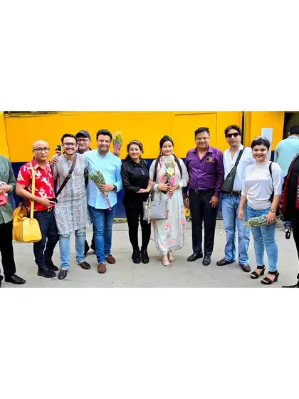 The entire team of performers and organizers outside Arthur Road Jail. It was a collaborative effort to bring this special event to life, and I'm grateful to have been a part of it.
