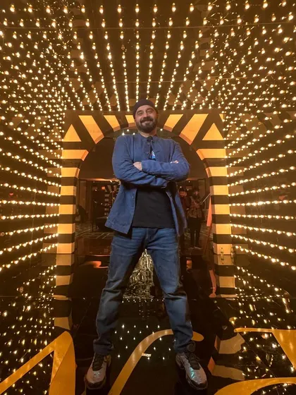 Getting ready for the big bad Bollywood bash at Badmaash, UB City Bangalore. This is the calm before the storm in one of the city's coolest spots.