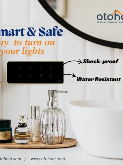 Safety is a key part of our design. Our touch switches are shock-proof and water-resistant, making them a smart and safe choice for any room, including bathrooms and kitchens.
