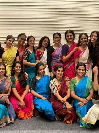 Backstage with some of the amazing artists from 'The Great Indian Musical'. The camaraderie and shared passion among the performers were as magical as the show itself.