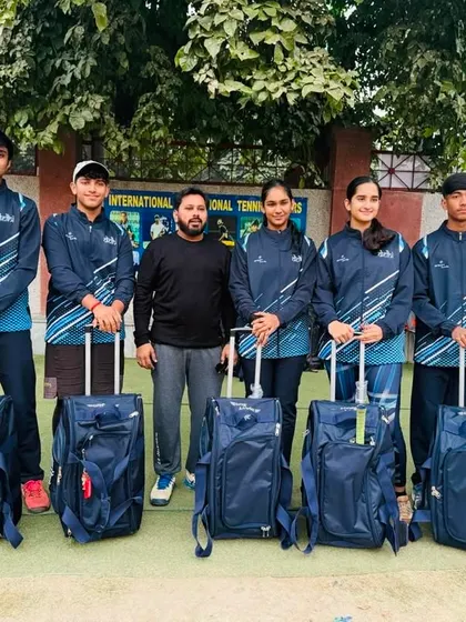 My soft tennis team ready for the School National Games. We equip our players with everything they need to compete and succeed at every level.