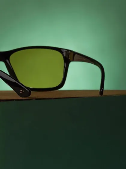 A minimalist composition for an eyewear shoot. The geometric blocks and clean lines complement the modern design of the glasses.