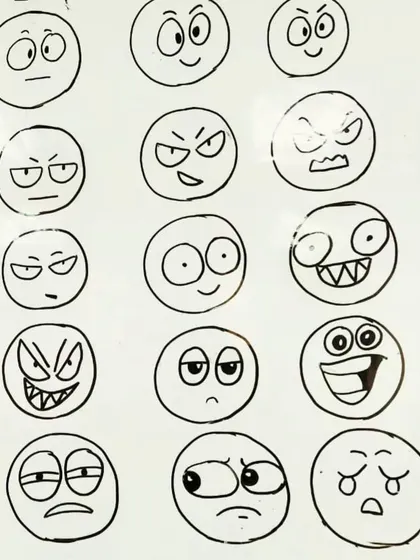 What's your mood today? In this session, we explored drawing different expressions and emojis, a fun way for kids to connect art with emotions.