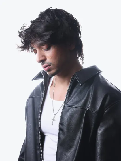 Another angle from the leather jacket series for my 2025 press kit.