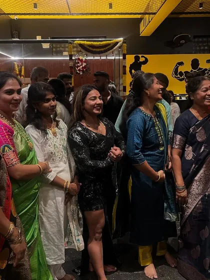 Surrounded by supporters at the Sree Gym anniversary. I am humbled and grateful for the warm welcome.