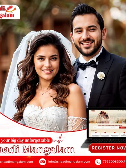 For those dreaming of a modern fairytale, we also cater to Western-style weddings. This couple's classic look shows our versatility in making any big day unforgettable.