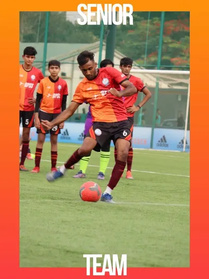 An action shot from our senior team's match during the Intra-BPSS competition day. It's a chance for our most experienced players to lead by example.
