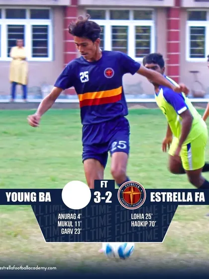 The final score of a tough match in the Football Delhi Youth League. Win or lose, every game is a learning experience for our team.
