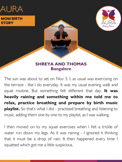 Our senior instructor Shreya shares her own birth story, a beautiful reminder of what real partnership looks like. Her journey shows the power of being calm, informed, and emotionally supported.