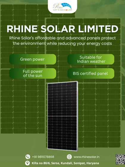 Our affordable and advanced panels are suitable for Indian weather and are BIS certified. They provide green power from the full power of the sun.