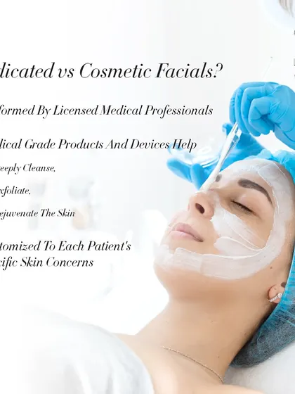 What is the difference between a medicated and a cosmetic facial? I explain why facials performed by medical professionals with medical-grade products are superior.