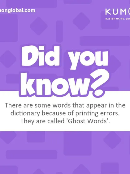 Did you know about 'Ghost Words'? These are words that appear in the dictionary by mistake, often due to printing errors. It's a fascinating little language mystery.