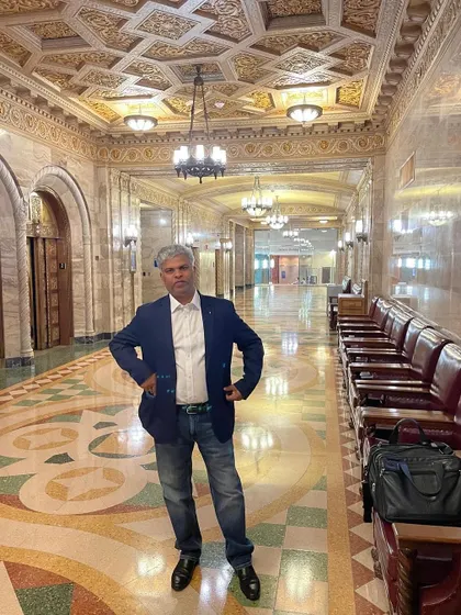 Walking through the historic halls of the Mayo Clinic in Rochester, Minnesota. The architecture itself feels imbued with a sense of purpose and commitment to healing.