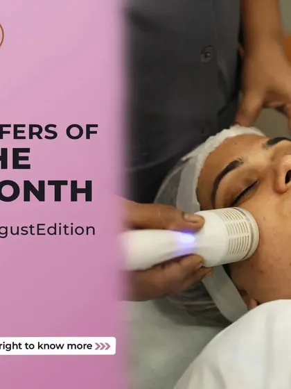 A look at our August offers, which included introductory prices on new services like PDRN, Exosomes for hair, and Morpheus8, alongside deals on other popular treatments.