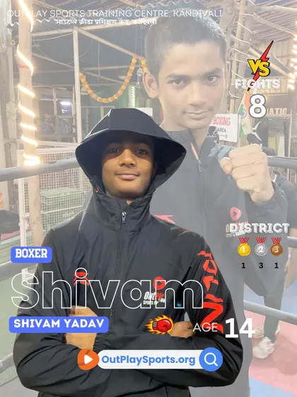 Shivam Yadav, a 14-year-old warrior with a district gold. He is committed to training hard and making his way to the top.