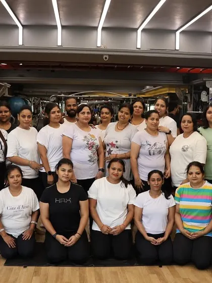 A group photo of our dedicated yoga practitioners after a fulfilling session on International Yoga Day.