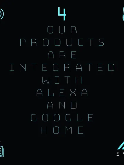 My products are fully integrated with the voice assistants you already use. I ensure seamless compatibility with Amazon Alexa and Google Home for easy, hands-free control.