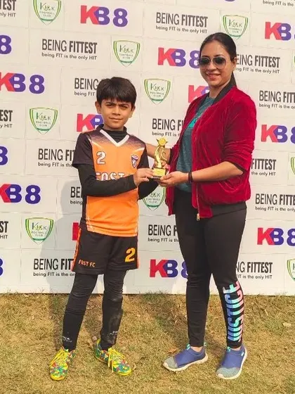 Another well deserved "Player of the Match" award being presented. We make sure to recognize individual brilliance.