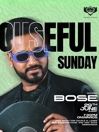 "Houseful Sunday" at Big Pitcher, Indiranagar. A promise of a packed house and a great party.