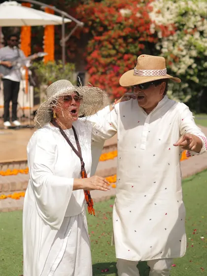 More moments of joy from the corporate Holi party, showing that business events can also be full of fun and connection.