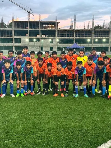 The U13 team after their outstanding performance against South United FC in their first TAL match.