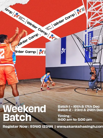 Our Weekend Batch option for the Winter Camp, perfect for players with busy weekly schedules.