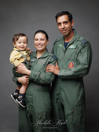 It was an absolute honor to photograph this family of Airforce pilots. This portrait captures their strength, unity, and the love they share, creating a powerful and unique family heirloom.