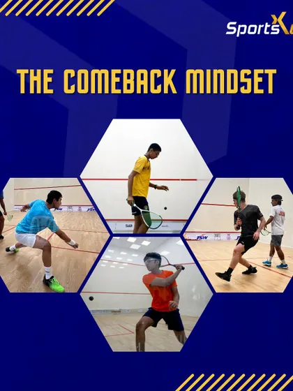 A strong comeback mindset is crucial for any athlete. This graphic highlights key moments of resilience and focus from our tournaments.