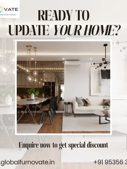 Ready to update your home? Enquire now to get a special discount on our modern furniture and design services.