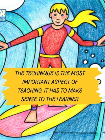 The right technique is everything. This image emphasizes that our teaching method is the most important aspect of our program because it is designed to make sense to the learner and ensure they succeed.