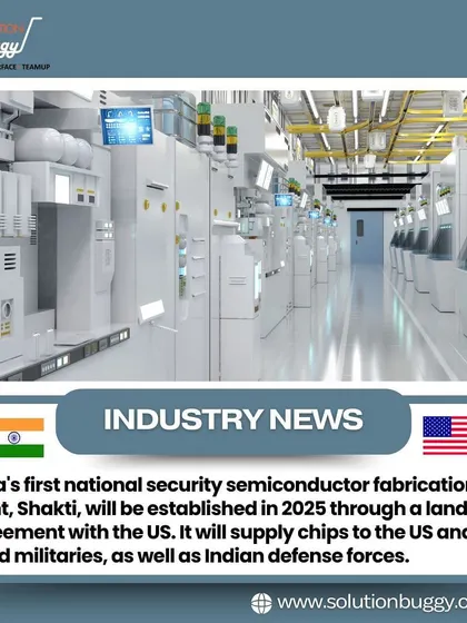 A major milestone for 'Make in India'. The establishment of India's first national security semiconductor fabrication plant, Shakti, opens up a new frontier for deep tech manufacturing in the country.