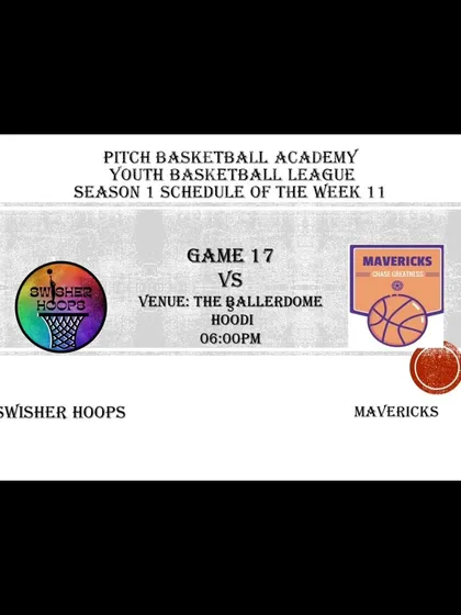 The schedule announcement for Game 17 of Season 1.