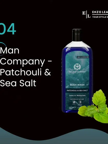 The Man Company's body wash with Patchouli & Sea Salt is a great choice for a calming and moisturizing shower experience. The natural ingredients are great for your skin.