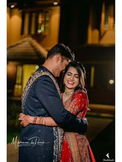 An intimate, happy moment captured.